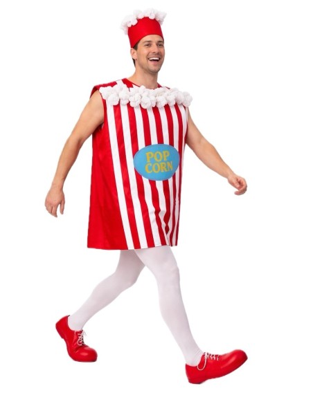 Costume Box Popcorn Size L | Adult Costumes The Carnival King